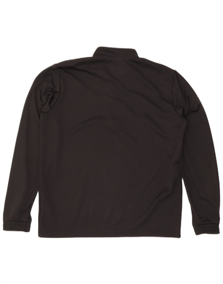 Adidas gornji dio trenirke Aeroready zip izrez XL crni poliester