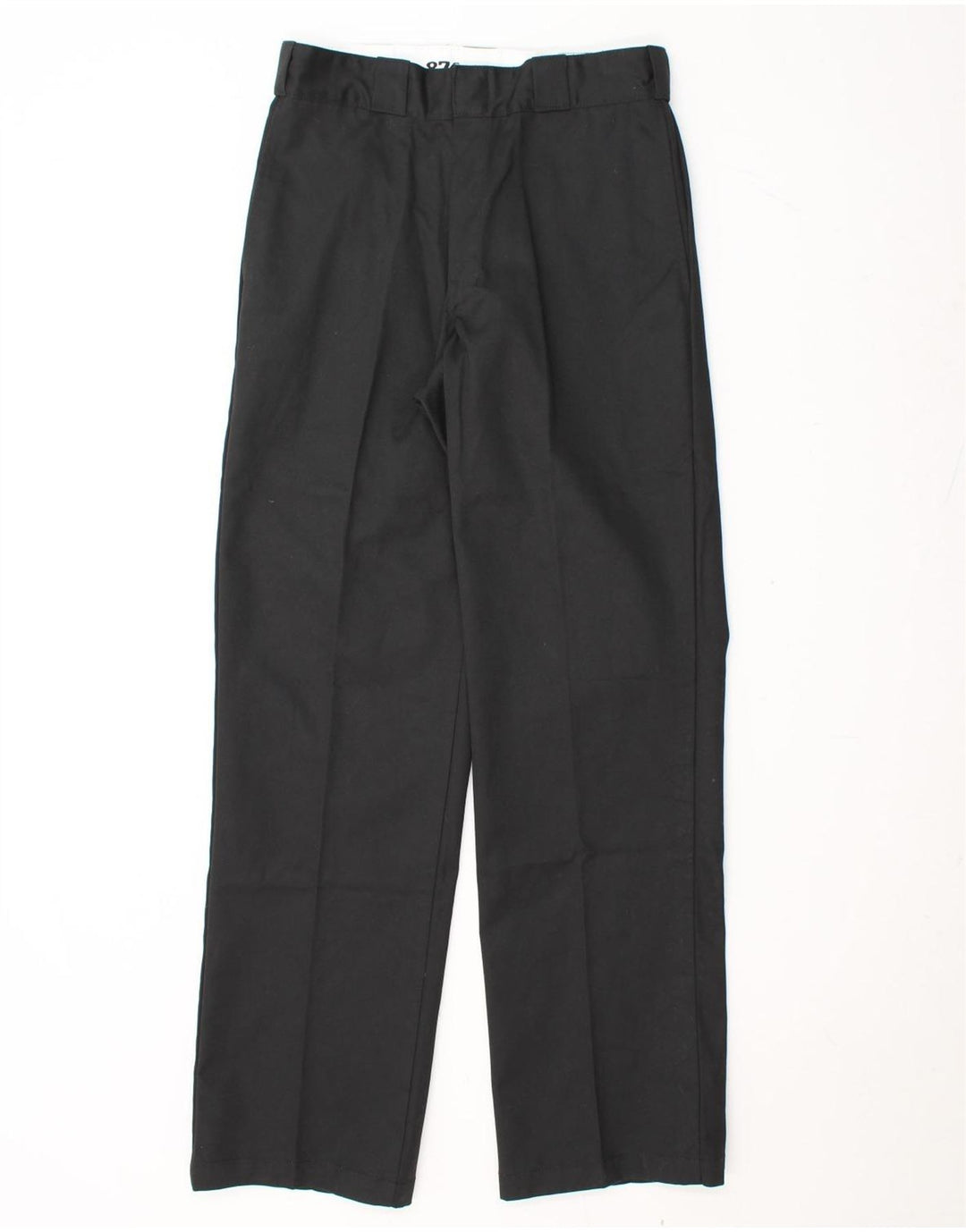 DICKIES Muške 874 ravne chino hlače originalnog kroja W31 L32 crni pamuk