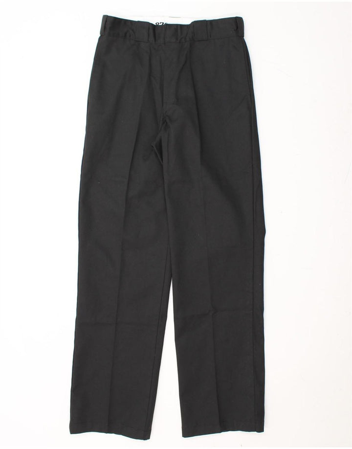 DICKIES Muške 874 ravne chino hlače originalnog kroja W31 L32 crni pamuk