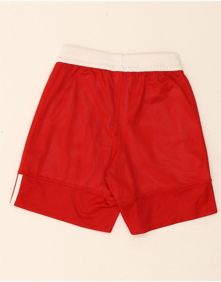 Adidas kratke sportske hlače za dječake 9-10 godina od crvenog poliestera u boji