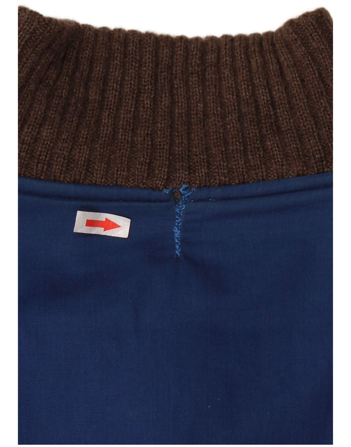 VINTAGE muški reverzibilni džemper XL smeđi Fair Isle