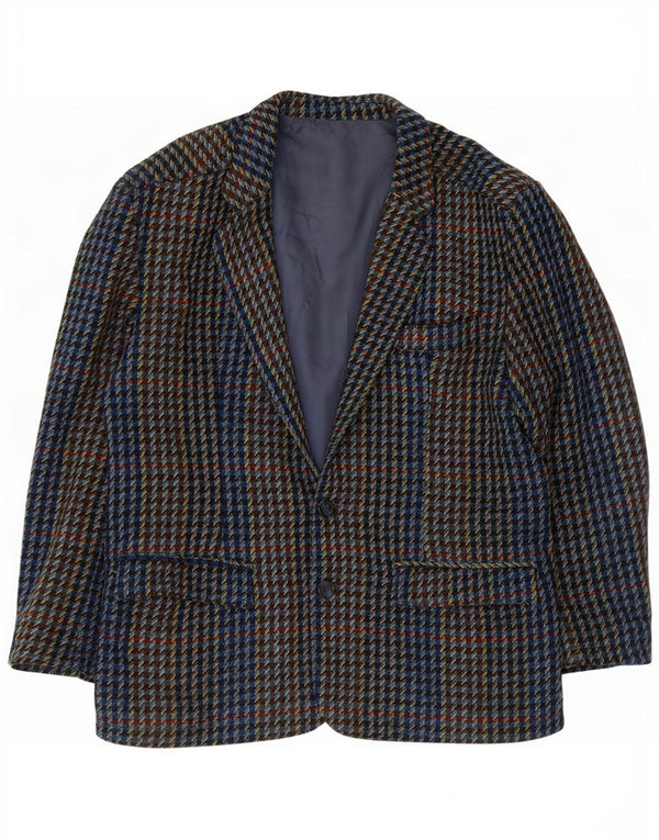 Carrera muška jakna sa 2 gumba UK 40 velika raznobojna houndstooth
