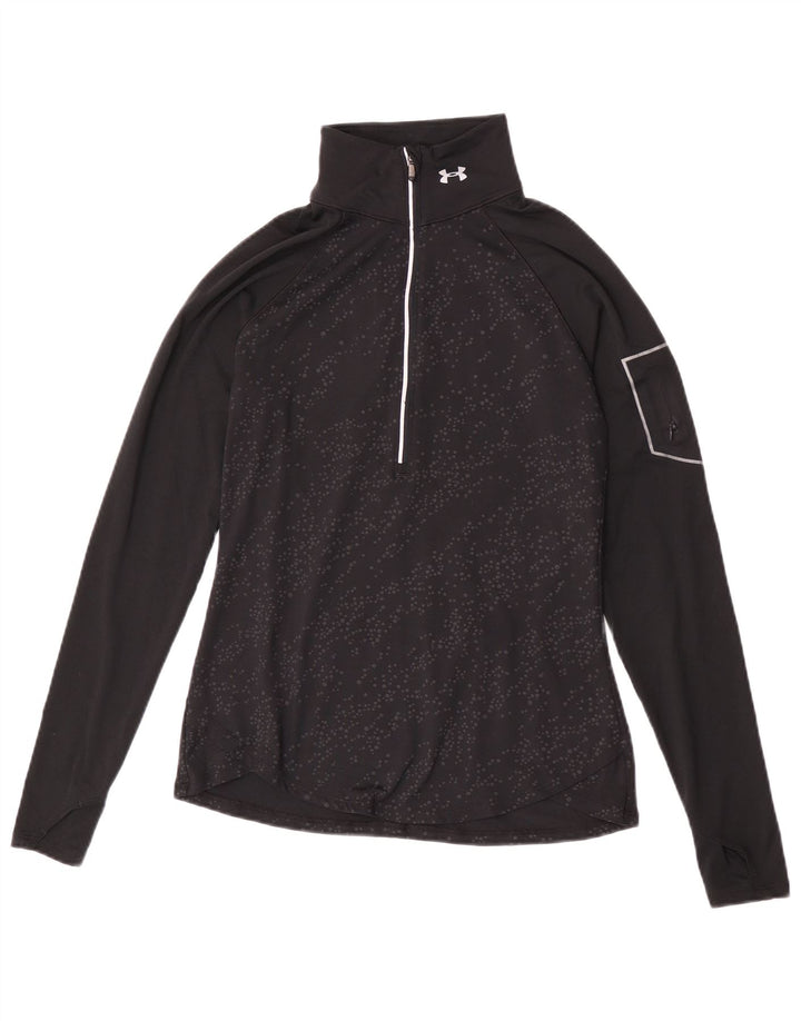 Under Armour Ženski pulover Trenirka Top UK 12 srednje crna na točkice