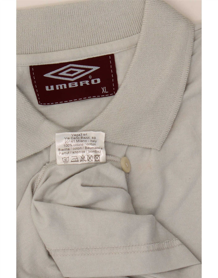 Umbro muška grafička polo majica XL sivi pamuk
