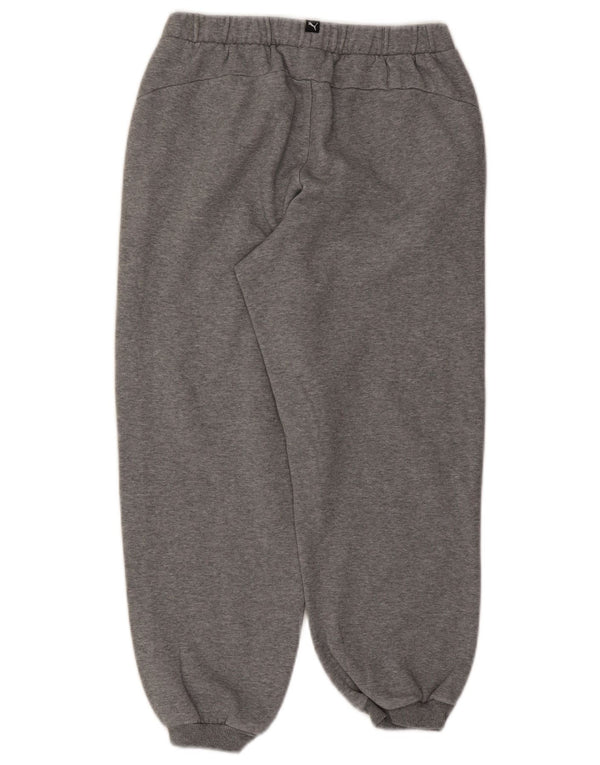 Puma Boys Graphic Trenirka Hlače Joggers 15-16 Years Gray Flected
