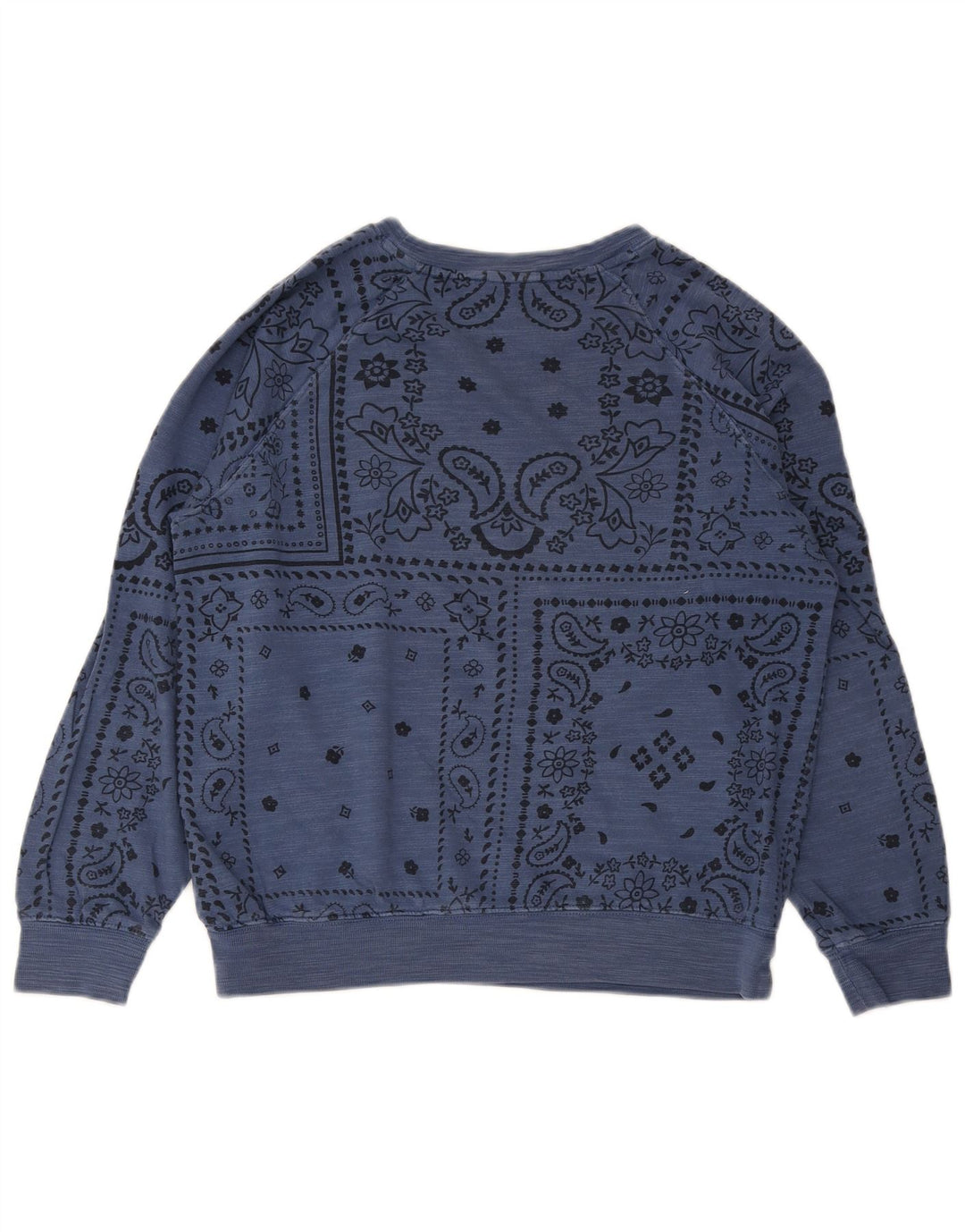 Marks & Spencer ženska majica prekomjerne veličine UK 10 Small Blue Paisley