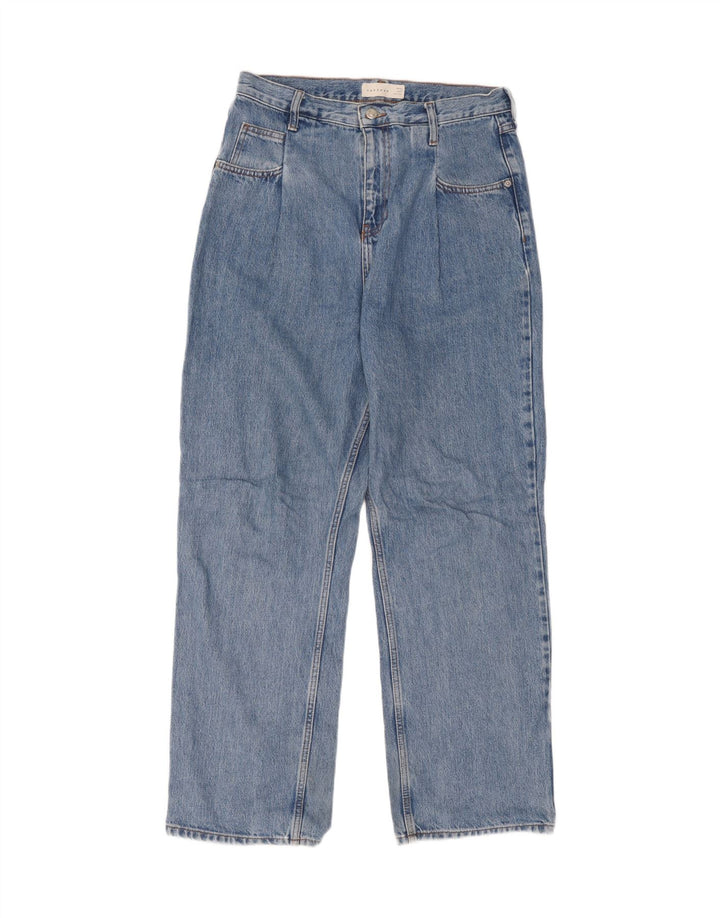 Topshop ženske ravne traperice W30 L32 plavi poliester
