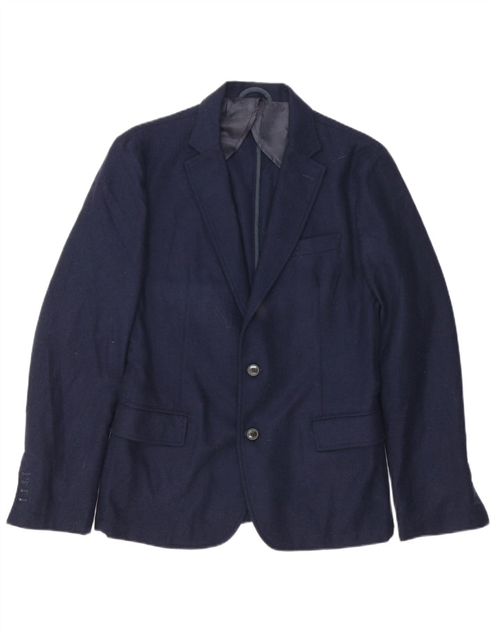 Trussardi Jeans muška jakna s 2 gumba IT 48 srednje tamnoplava