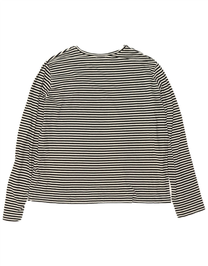 Ženska majica dugih rukava Massimo Dutti UK 16 velike bijele pruge