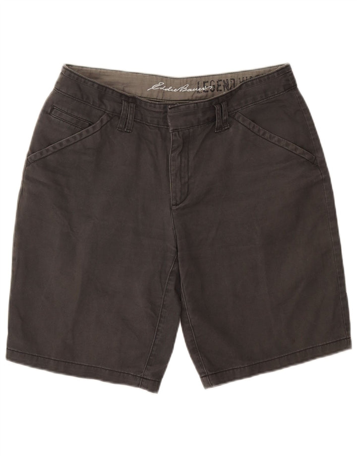 Eddie Bauer Ženske chino kratke hlače US 8 srednje W30 sivi pamuk