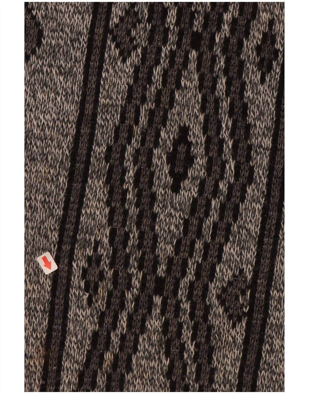 ANGELO LITRICO Muški džemper s okruglim izrezom IT 52/54 veliki sivi geometrijski