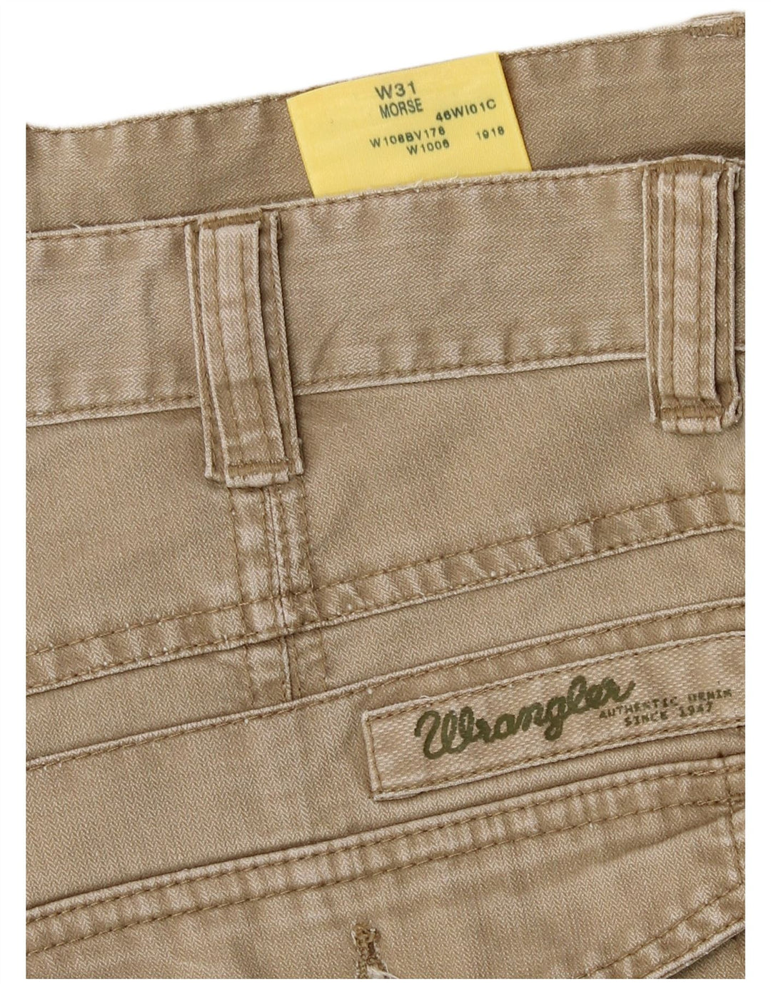 Wrangler muške Morse Chino kratke hlače W31 srednje bež pamuk