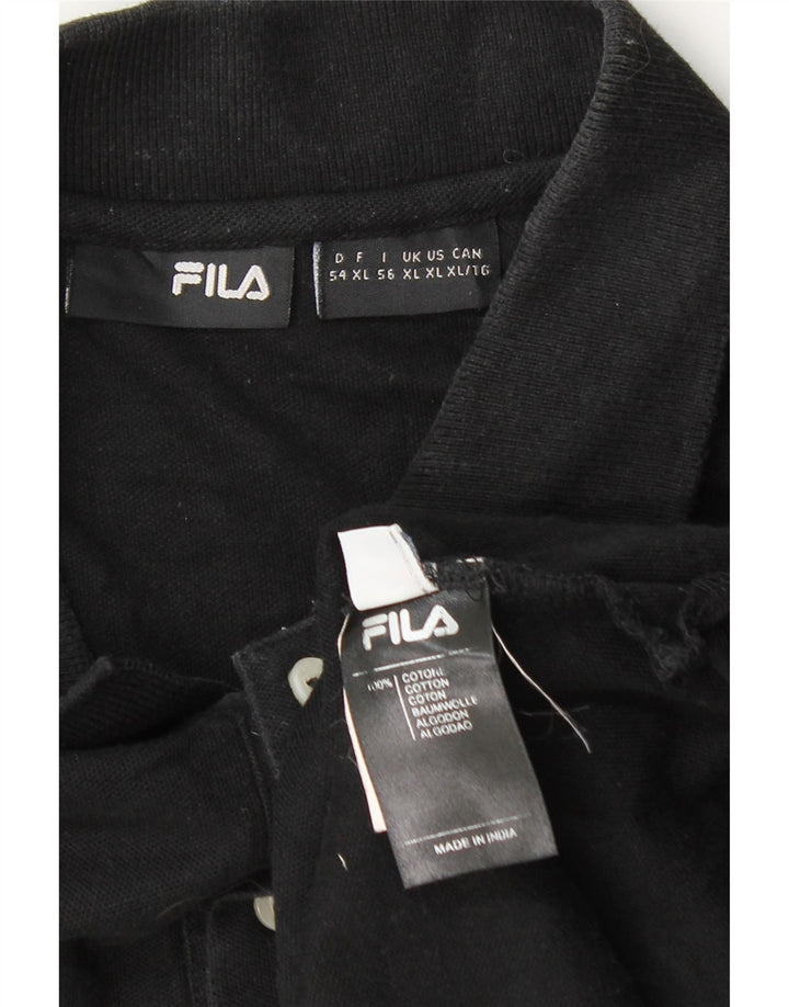 FILA muška polo majica XL crni pamuk