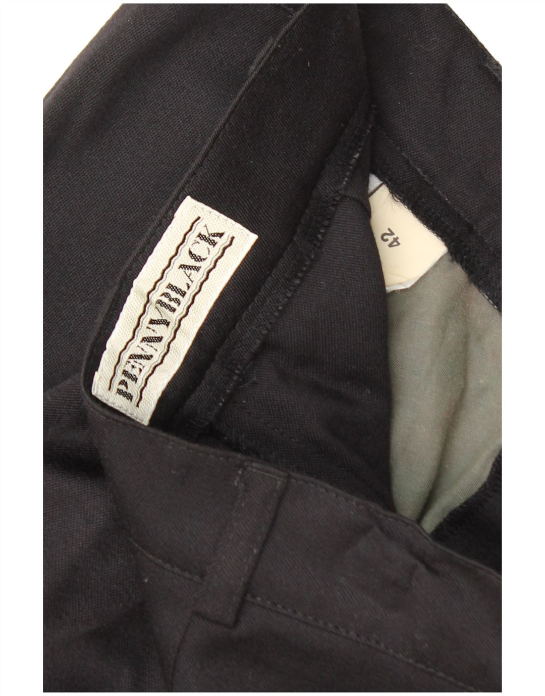 PENNY BLACK Ženske chino hlače visokog struka IT 42 srednje W26 L30 crne