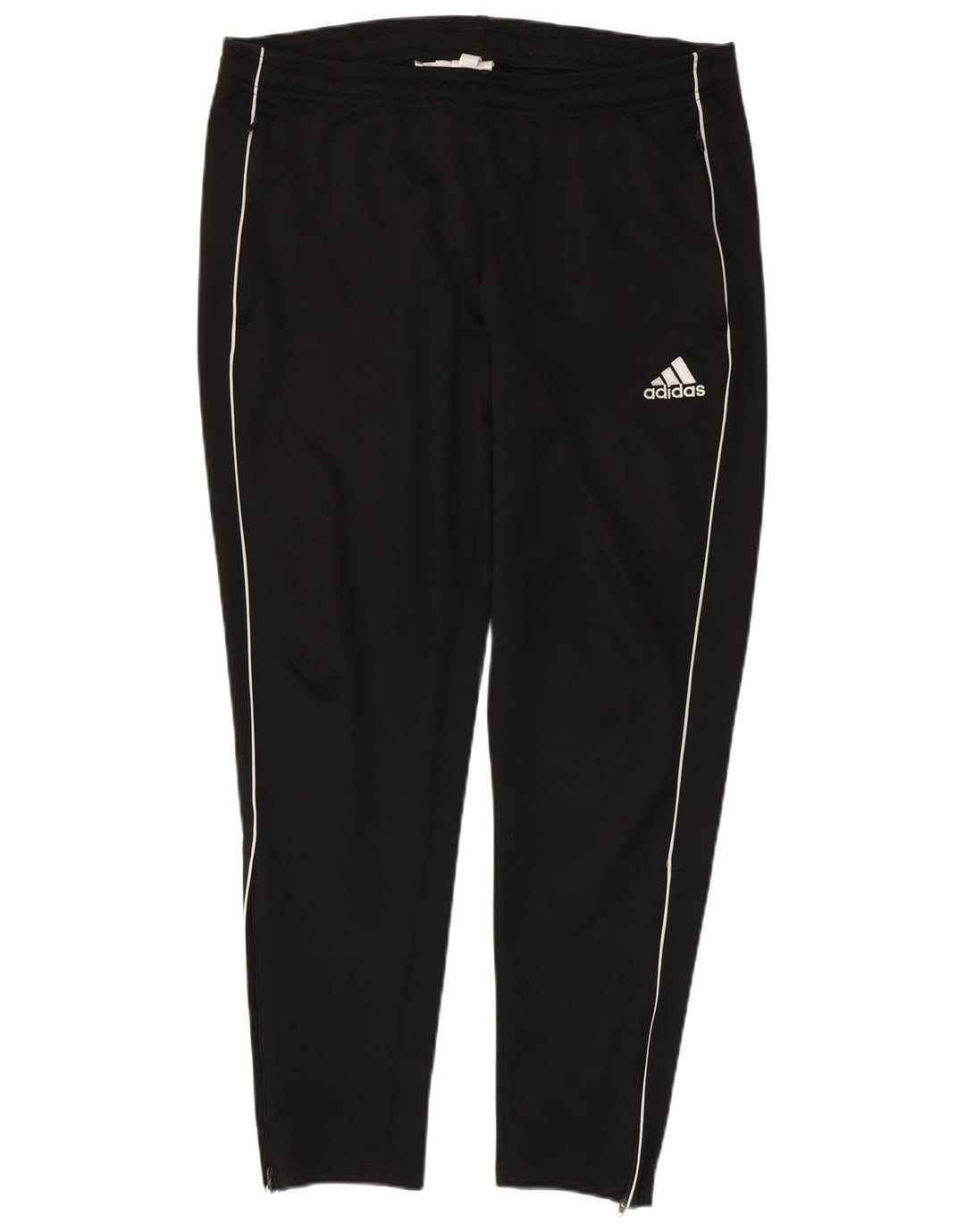 ADIDAS Muške hlače za trenirku, velike crne poliesterske hlače