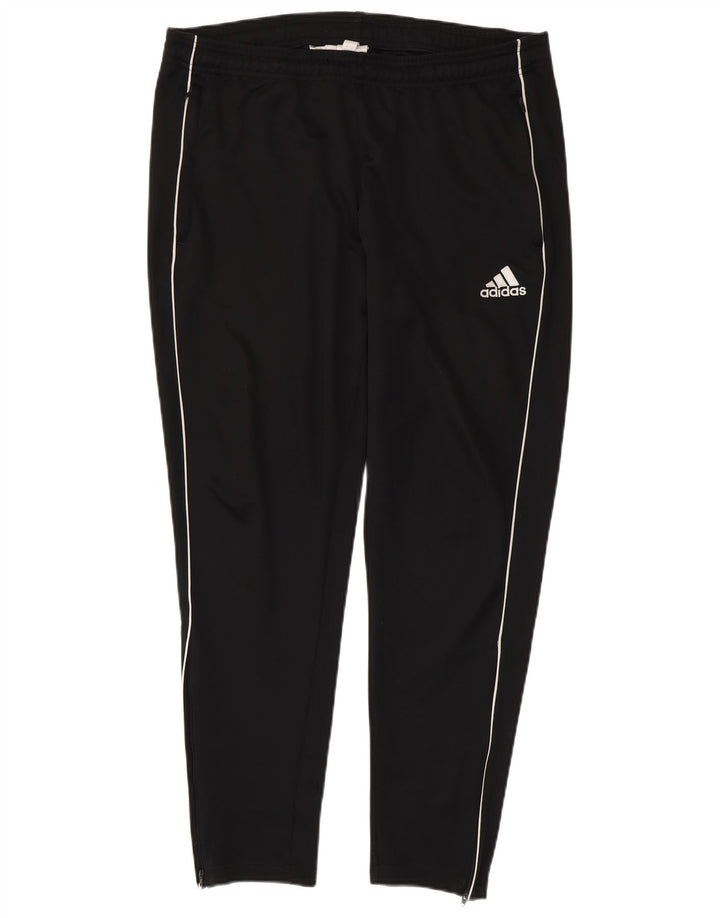 ADIDAS Muške hlače za trenirku, velike crne poliesterske hlače