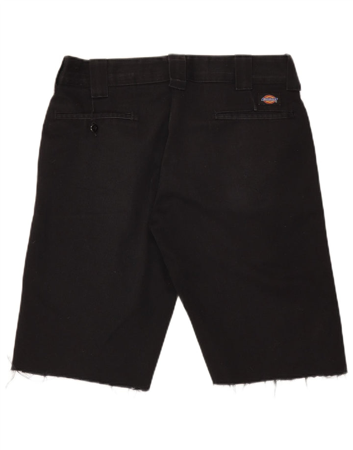 Dickies muške uske chino kratke hlače W32 Srednji crni poliester