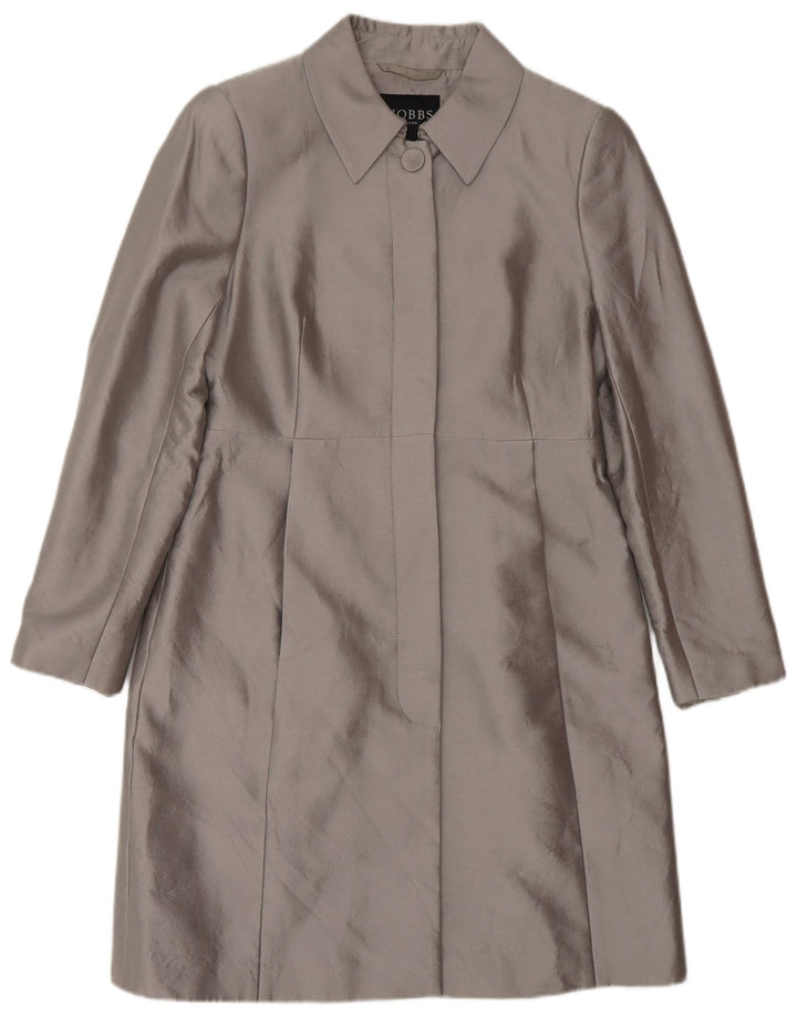 Hobbs ženski kaput UK 10 Mala siva vuna