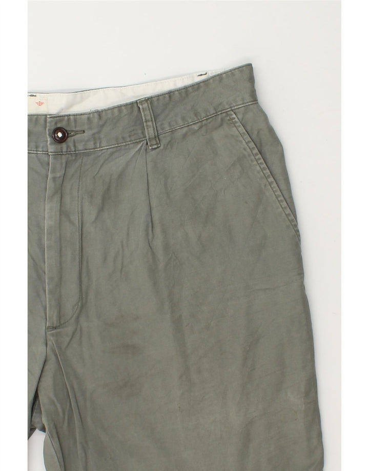 DOCKERS Mens Chino Shorts W38 XL Grey Cotton Vintage Dockers and Second-Hand Dockers from Messina Hembry 