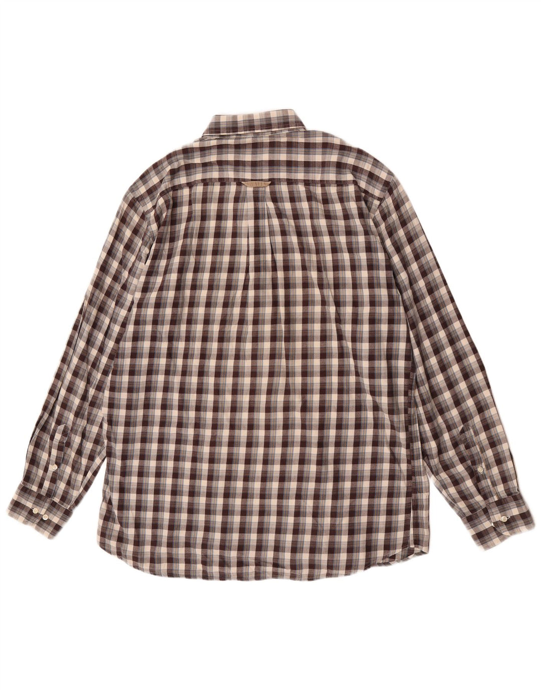 Barbour muška flanelska košulja, veliki smeđi karirani pamuk