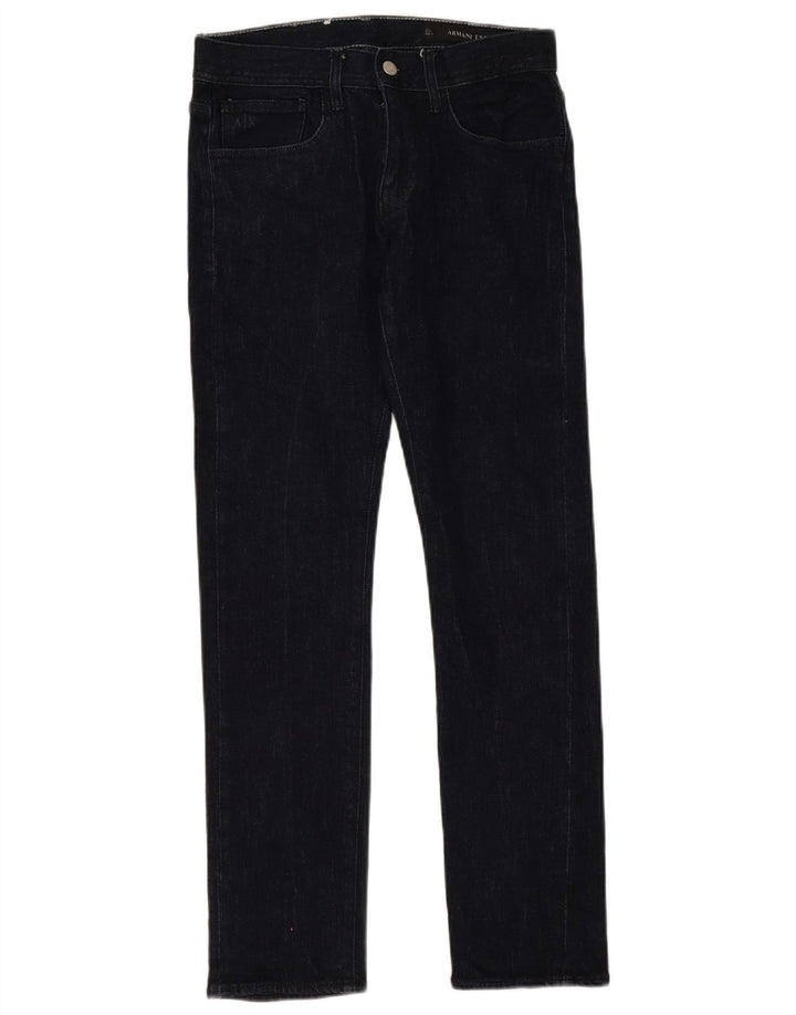 Armani Exchange ženske uske traperice W30 L30 tamnoplave