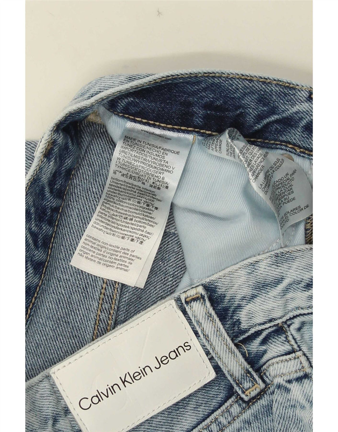 Calvin Klein muške traperice Bootcut W30 L33 plavi pamuk