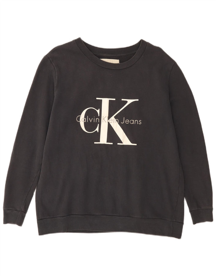CALVIN KLEIN JEANS Muški džemper s trenirkom s motivima, mali crni