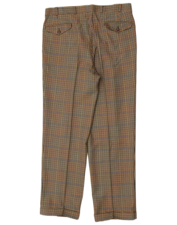 WESTBURY Muške hlače s štipaljkama IT 50 Large W35 L32 Smeđe Houndstooth