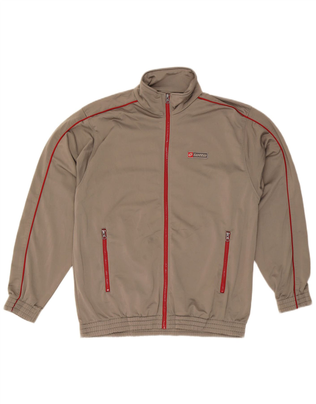 Lotto Mens Tracksuit Top Jacket XL Grey Polyester