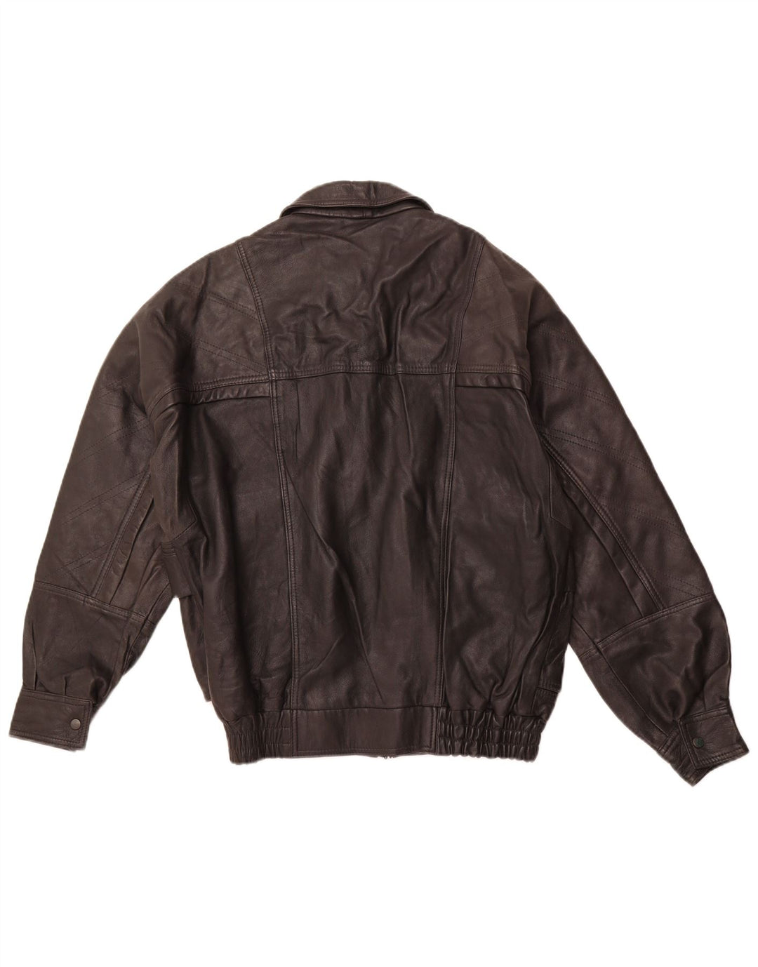 VINTAGE muška kožna jakna EU 46 mala crna koža