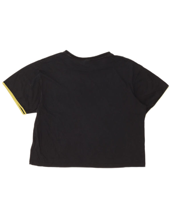 Puma ženska majica kratkih rukava široke kroj UK 14 srednje crna