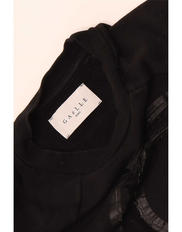 Gaelle Ženski džemper s grafičkim motivima UK 10 Small Black