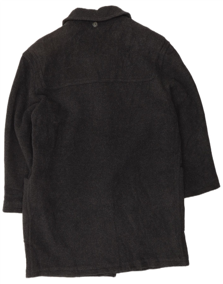 VINTAGE muški Duffle Coat UK 46 3XL siva vuna