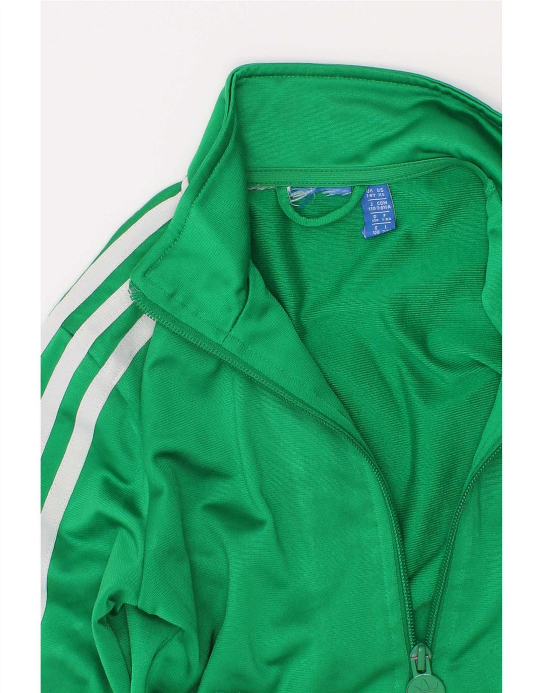 Gornja jakna od trenirke Adidas za dječake, 7-8 godina, zeleni poliester