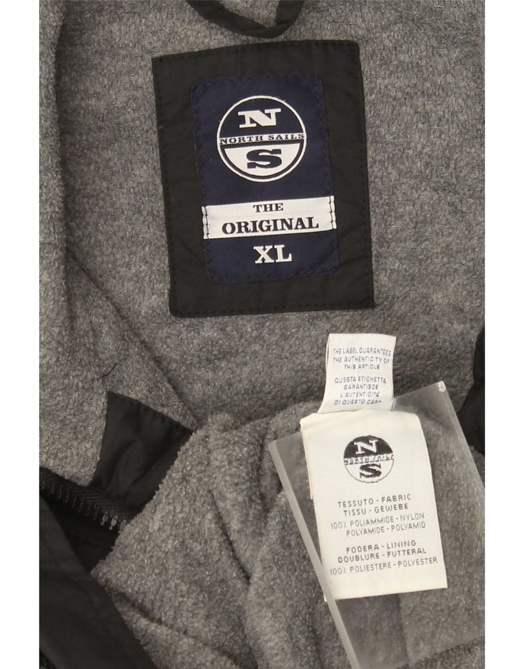 Muška bomber jakna North Sails UK 42 XL crni poliamid