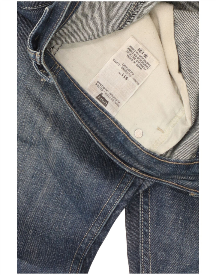Levi's ženske uske traperice W30 L30 plavi pamuk