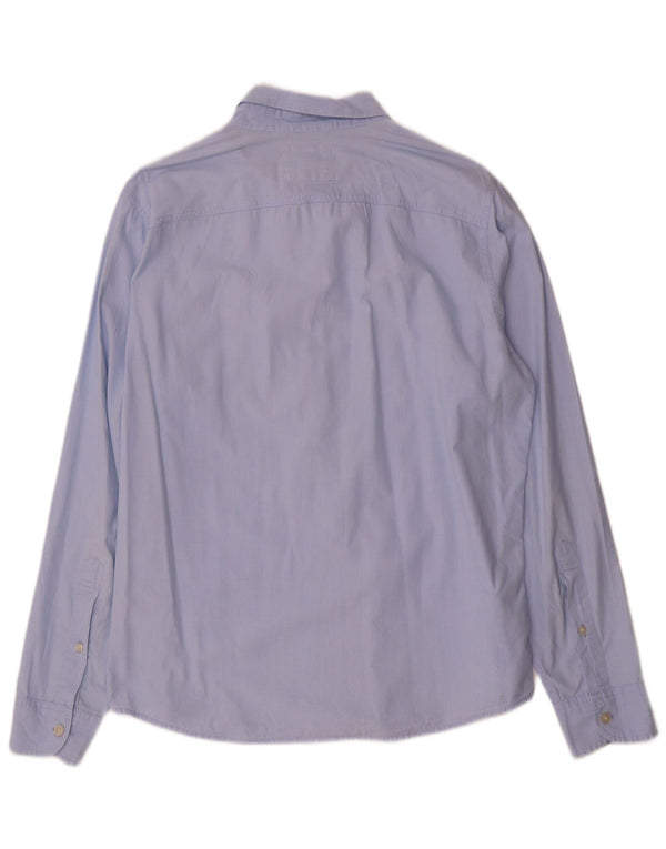 Hollister muška košulja Large Blue Cotton