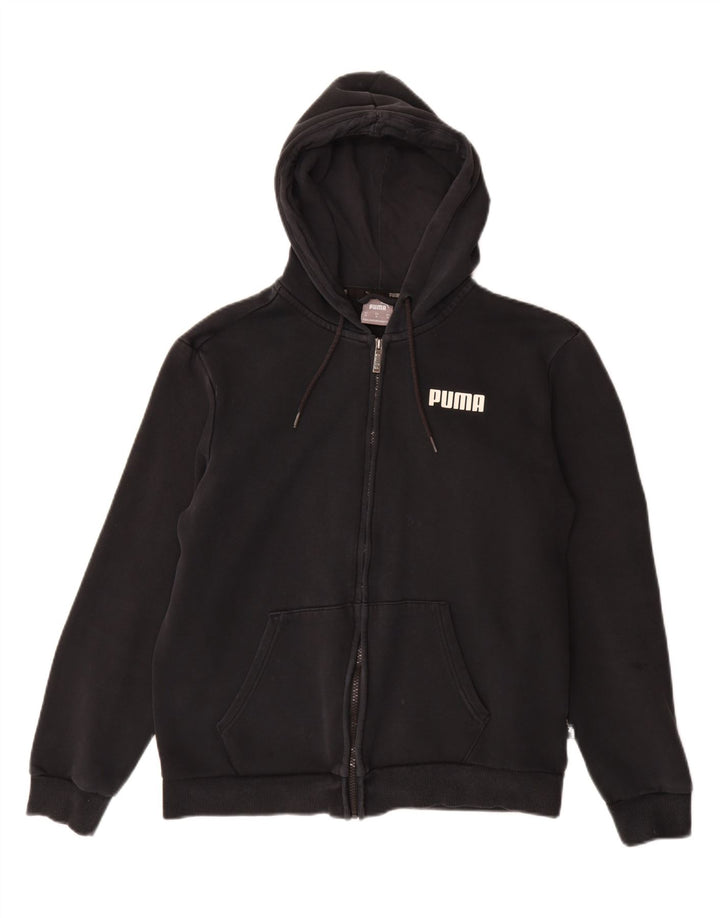 Puma ženski pulover s kapuljačom s patentnim zatvaračem UK 14 srednje crne boje