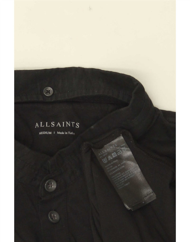 All Saints muška polo majica Srednje crni pamuk