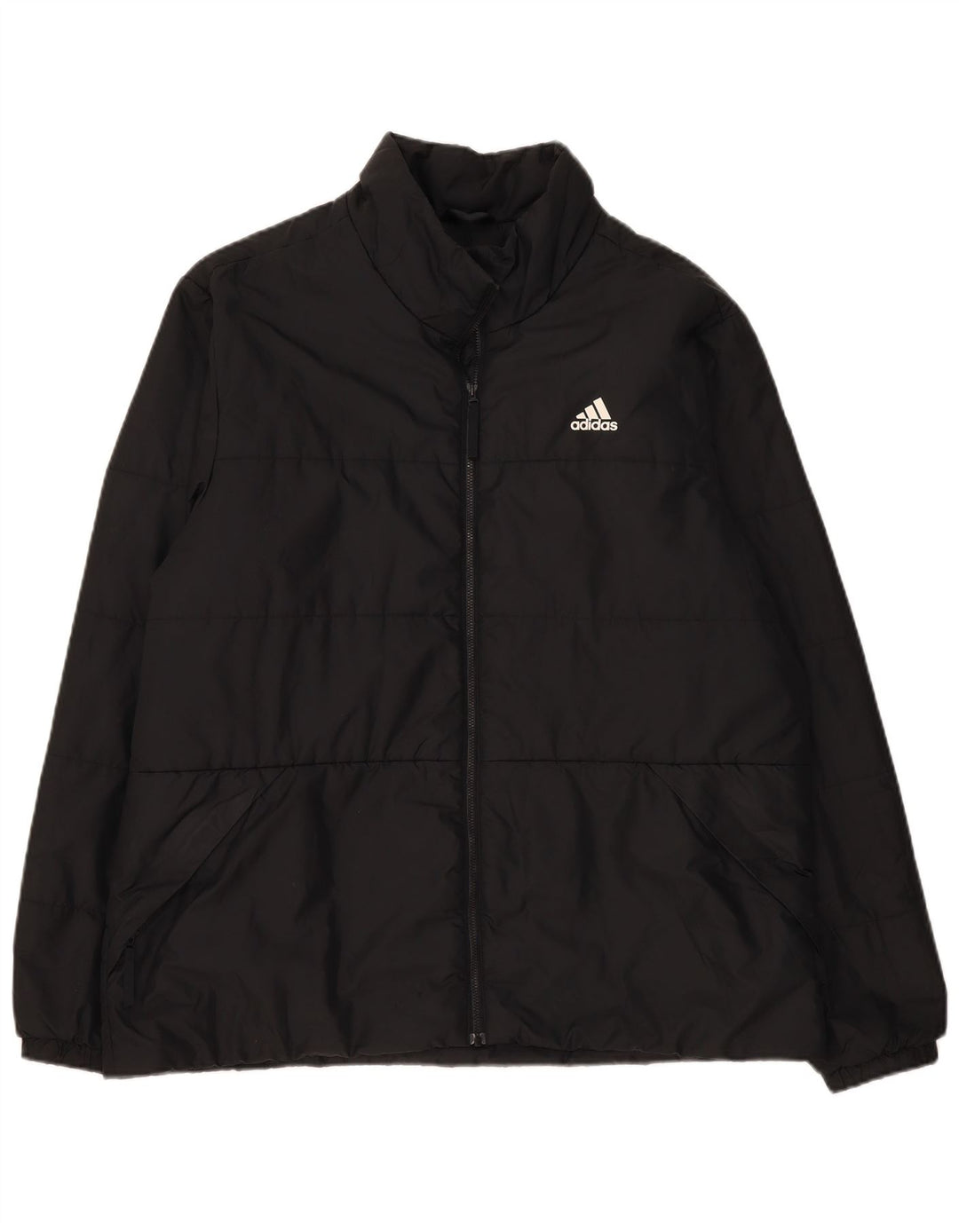 Adidas muška podstavljena jakna UK 42 XL crni poliester