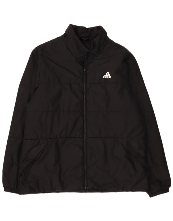 Adidas muška podstavljena jakna UK 42 XL crni poliester