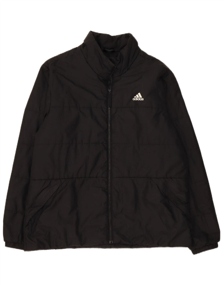 Adidas muška podstavljena jakna UK 42 XL crni poliester