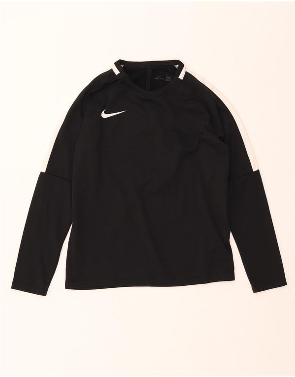 NIKE Dri Fit majica dugih rukava za dječake 12-13 godina velike crne boje
