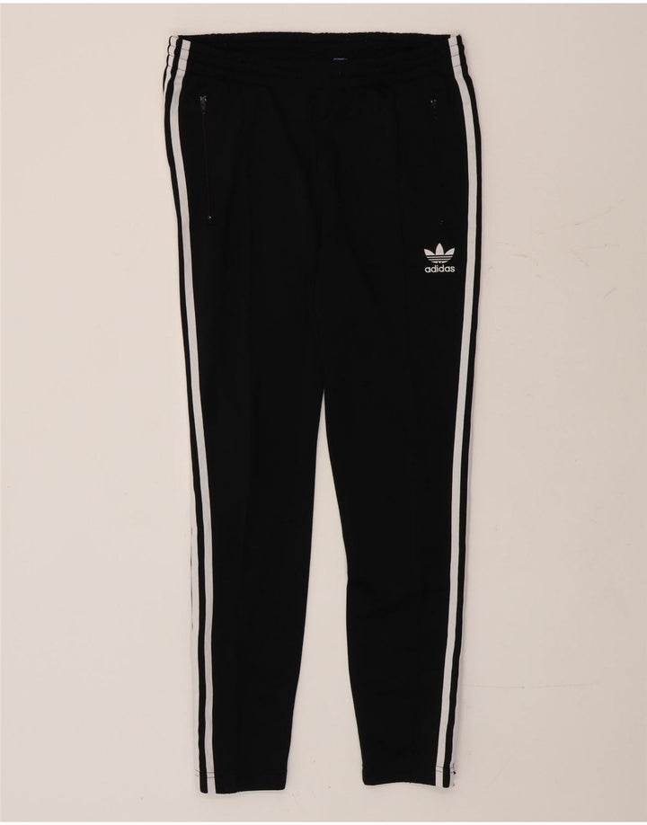 ADIDAS Ženske hlače za trenirku UK 10 Male crne poliesterske hlače