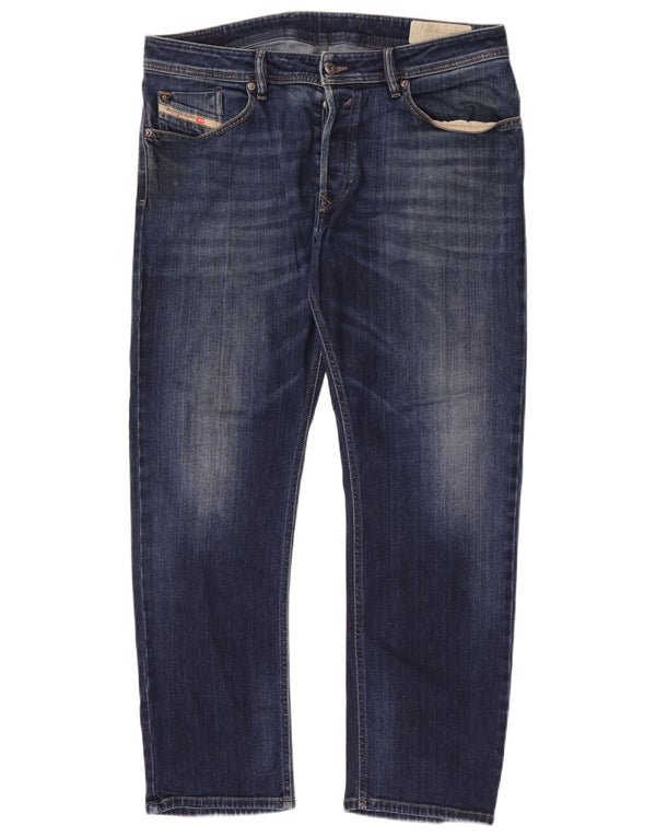 Diesel Mens Slim Jeans W36 L29 Blue Cotton