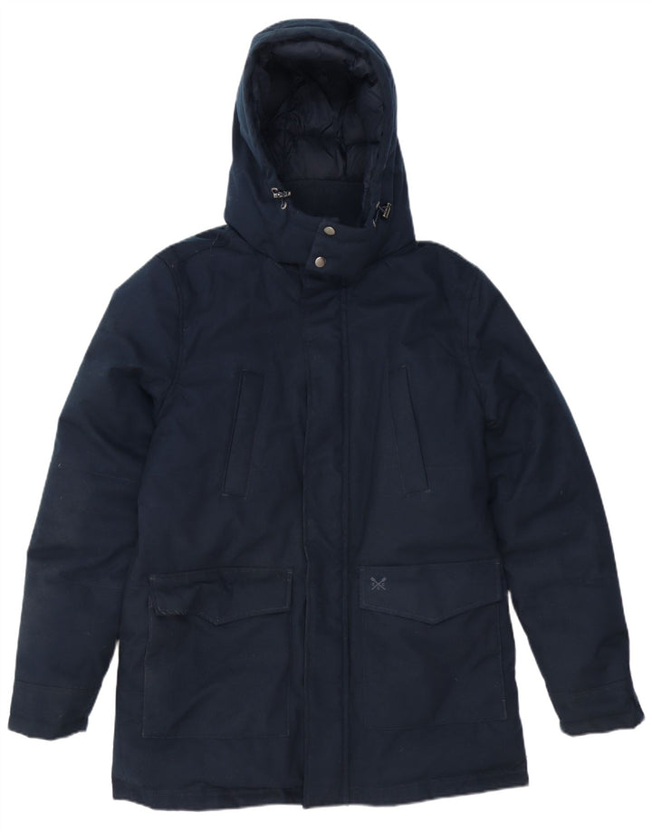 Crew Clothing Muška podstavljena jakna s kapuljačom UK 36 Mala tamnoplava poliester