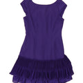 COAST Womens Ruffle Sheath Dress UK 8 Small Purple Polyester Vintage Coast and Second-Hand Coast from Messina Hembry 