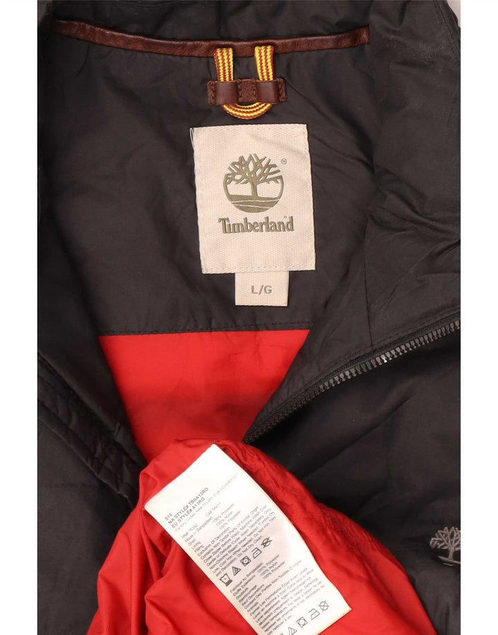 Timberland muška podstavljena jakna UK 40 veliki crni poliester