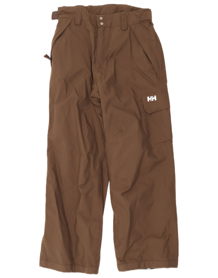 Helly Hansen muške ravne kargo hlače velike W34 L32 smeđi poliester