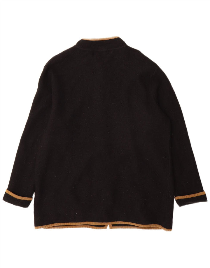 Orvis ženski kaput UK 16 velika crna vuna